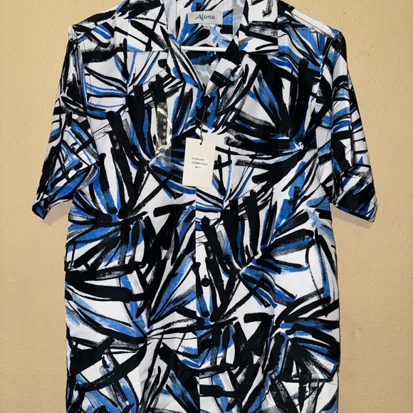 Men Blue Summer Style Shirt Size Small - Picture 5 of 7